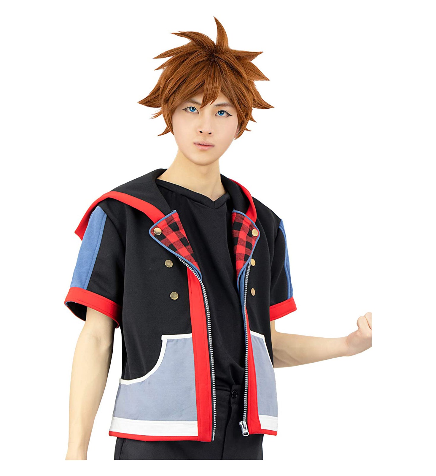 Buy Mens Game KH3 Sora Cosplay Hoodie Jacket Costume Dazcos DAZCOS