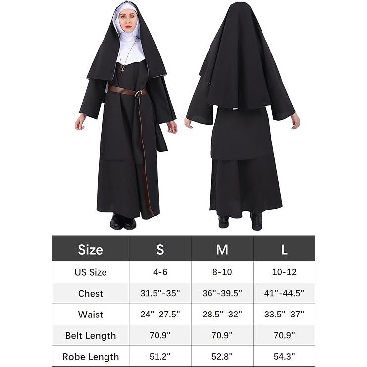 Nun Cosplay Costume