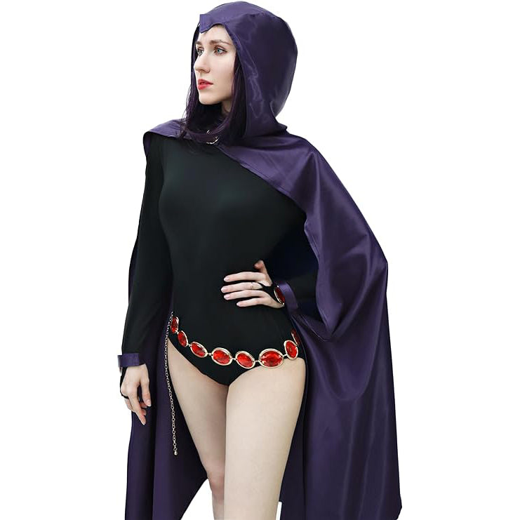Women Anime Cosplay Costume Cloak With Belt for Halloween