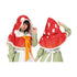 Red Mushroom Hat Cowl Hood Gnome Cosplay Spotted Cape Cottagecore Costume Christmas Accessories