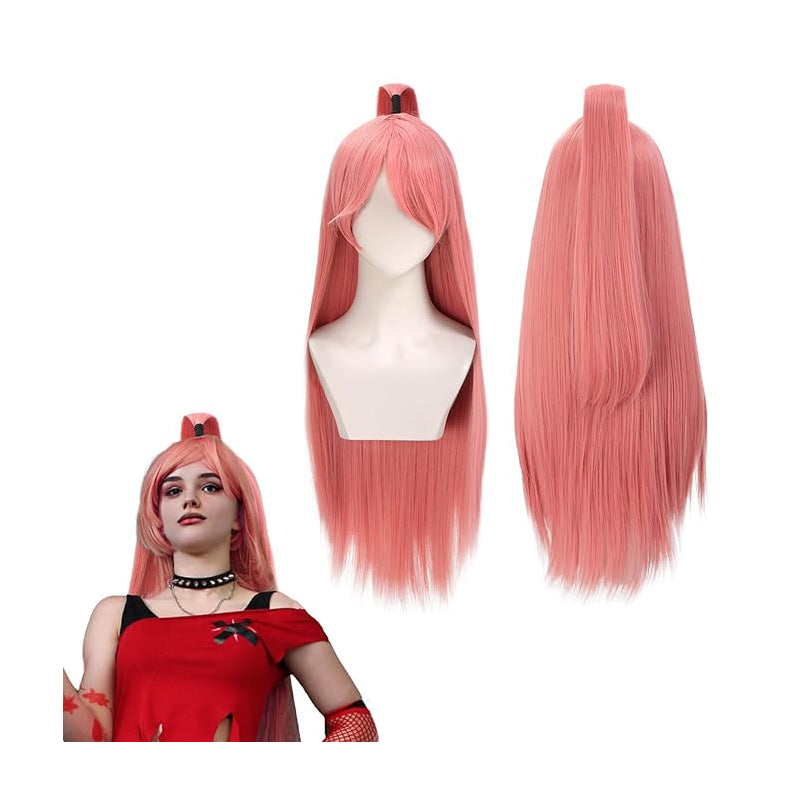 Cherri Bomb Cosplay Wig Long Blonde Gradient Pink Hair Women Halloween Party Costume Accessories