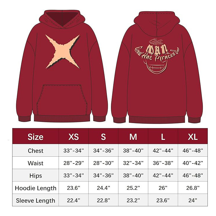 Luffy Hoodie Cosplay Men Red Hoodie