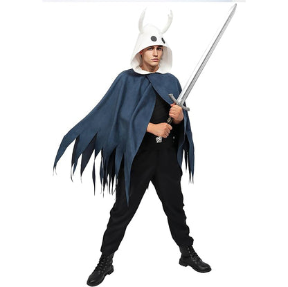 Adventure Game Knight Hooded Gothic Cape Cosplay Cloak for Halloween