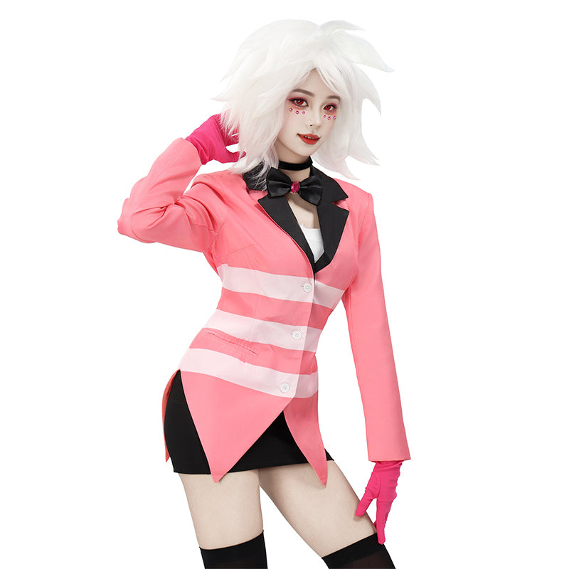 Women Angel Dust Cosplay Costume Blazer Suit Outfits