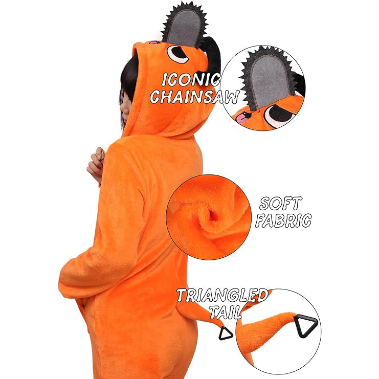 Pochita Pajamas Cosplay Costume