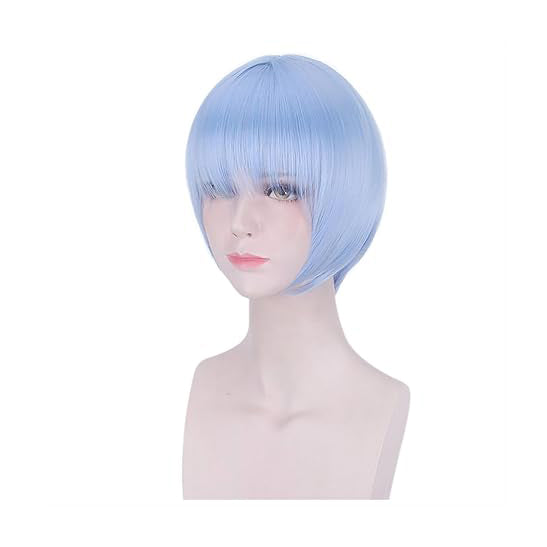 Cosplay Wig with Bangs for Frieren Costume Party