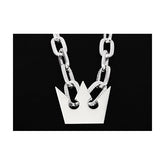 Sora Necklace with Thick Chain Crown Pendant