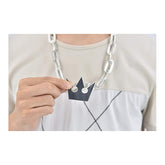 Sora Necklace with Thick Chain Crown Pendant