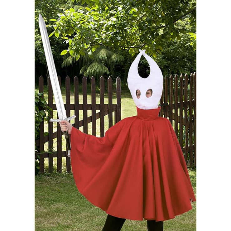 Adventure Knight Mask Hood Full Head White Gothic Cosplay Hat