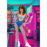 Lisa Cosplay Costume Women Retro 80s