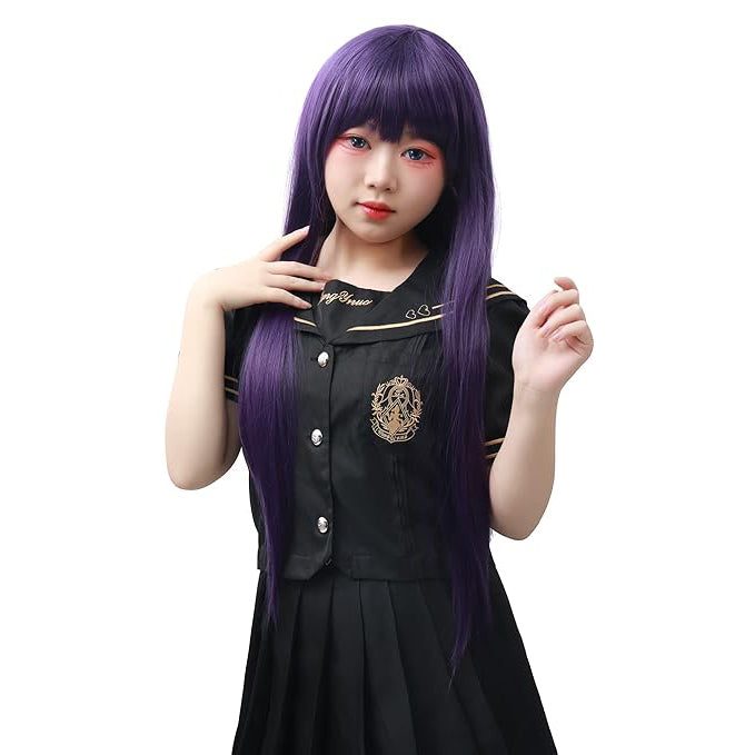 Sailor Mars Hino Rei Straight Purple Cosplay Wig