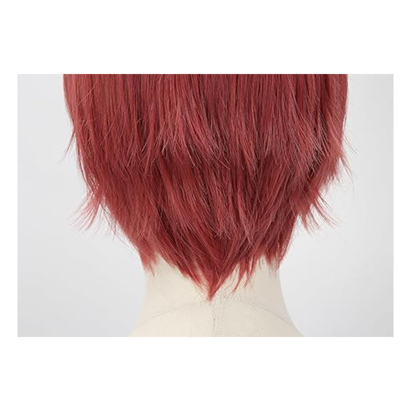 Men Jin Enjouji Red Cosplay Wig Anime Cosplay Wig for Halloween Party