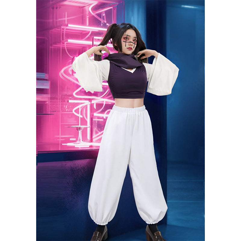 Choso Cosplay Women JJK Costume Kimono Outfit Pants with Scarf