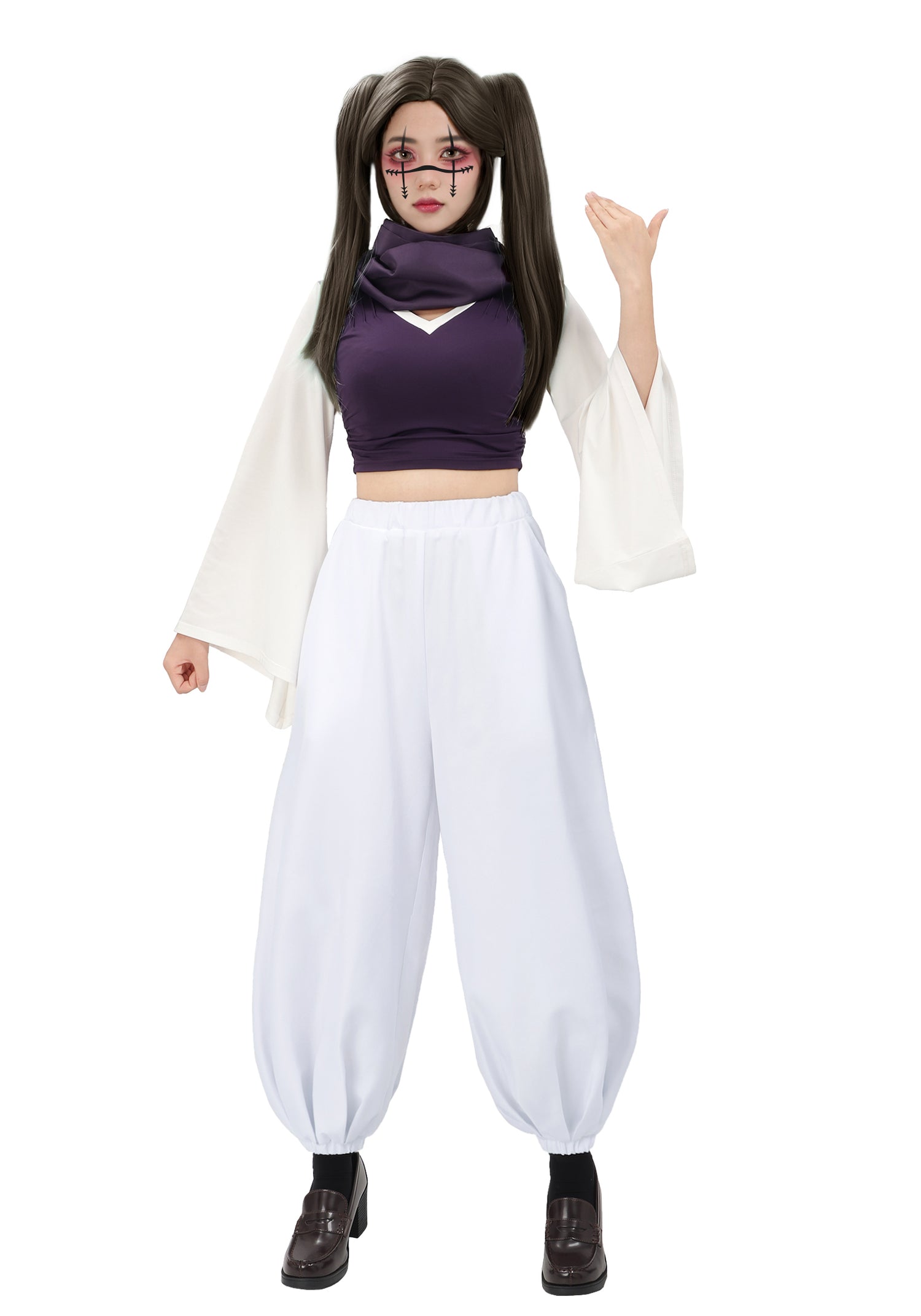 Choso Cosplay Women JJK Costume Kimono Outfit Pants with Scarf