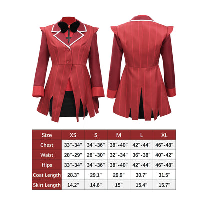 Women Alastor Cosplay Costume Full Set Outfit for Halloween