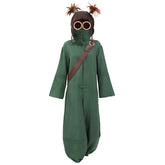 Game Nightmares Cosplay Costume Green Jumpsuit Full Set with Glasses Cap US Size