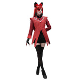 Women Alastor Cosplay Costume Full Set Outfit for Halloween