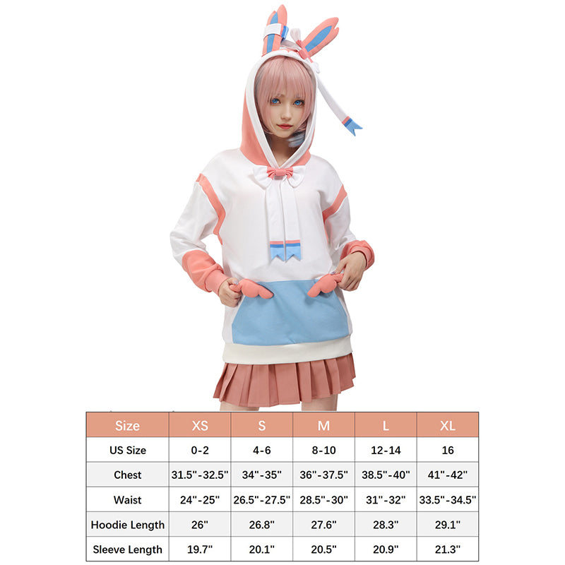 Women Cosplay Hoodie Sweatshirt